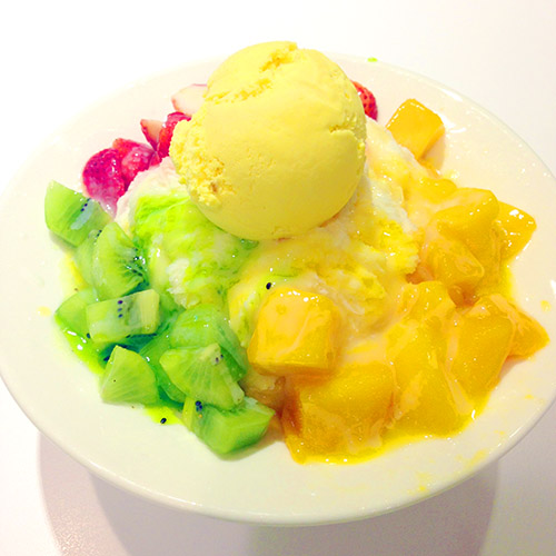 芒果冰淇淋由芒果香料粉調配自然的香氣
